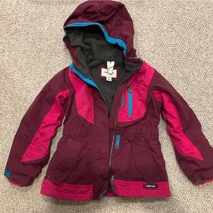 Girls Lands End Squall Parka size 5/6